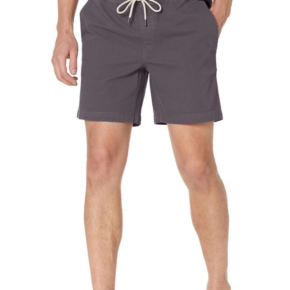 Goodthreads Men's Slim-Fit 5” Pull-On Comfort Stretch Canvas Short Grey Size XS